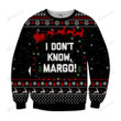 I Don’t Know Margo Ugly Christmas Sweater, All Over Print Sweatshirt