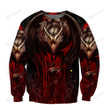 Dragon Fire 3D All Over Printed Ugly Sweater