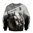 Beautiful Horse Ugly Christmas Sweater, All Over Print Sweatshirt
