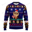 Cute Owl For Unisex Ugly Christmas Sweater, All Over Print Sweatshirt