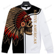 Native American Skull Ugly Christmas Sweater, All Over Print Sweatshirt
