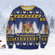 Barbados Island – Pride & Industry Ugly Christmas Sweater, All Over Print Sweatshirt