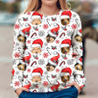 Rough Collie Ugly Christmas Sweater, All Over Print Sweatshirt