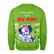 Stay Away From Toxic People Ugly Christmas Sweater, All Over Print Sweatshirt