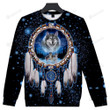 Wolf Dreamcatcher Ugly Christmas Sweater, All Over Print Sweatshirt