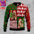 Cocker Spaniel Hohoho Ugly Christmas Sweater, All Over Print Sweatshirt