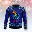 Butterfly Galaxy Ugly Christmas Sweater, All Over Print Sweatshirt