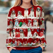St Bernard Ugly Christmas Sweater, All Over Print Sweatshirt