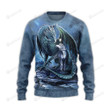 Mystery Dragon Ugly Christmas Sweater, All Over Print Sweatshirt