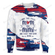 I Have Two Titles Mom And Mimi Ugly Christmas Sweater, All Over Print Sweatshirt