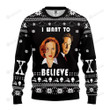 I Want To Believe Ugly Christmas Sweater, All Over Print Sweatshirt