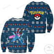 Pikachu Eevee Pokemon Anime Ugly Christmas Sweater