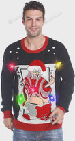 Santa Poker Ugly Christmas Sweater, All Over Print Sweatshirt