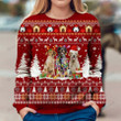 Brittany Spaniel Ugly Christmas Sweater, All Over Print Sweatshirt
