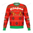 Ginjas For Unisex Ugly Christmas Sweater, All Over Print Sweatshirt
