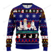 Llama Noel Ugly Christmas Sweater, All Over Print Sweatshirt