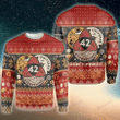 Don't Panic Ugly Christmas Sweater, All Over Print Sweatshirt