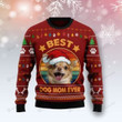 Chihuahua Best Dog Mom Ever Ugly Christmas Sweater, All Over Print Sweatshirt