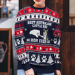Best Australian Cattle Dad Ever Ugly Christmas Sweater, All Over Print Sweatshirt