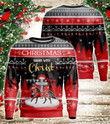 Christmas Begins With Christ-horse Ugly Christmas Sweater