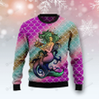 Mermaid Light Ugly Christmas Sweater, All Over Print Sweatshirt