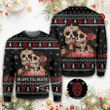 Skull In Love Till Death Ugly Sweater