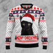 Meowy Ugly Christmas Sweater, All Over Print Sweatshirt