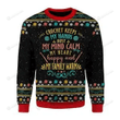 Crochet Keep My Hand Ugly Christmas Sweater, All Over Print Sweatshirt