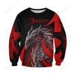 Dragon Ugly Christmas Sweater, All Over Print Sweatshirt