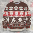 Basketball Merry Swishmas Ugly Christmas Sweater, All Over Print Sweatshirt