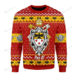 Pope Pius XI Coat Of Arms Ugly Christmas Sweater, All Over Print Sweatshirt