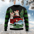 Pembroke Welsh Corgi Dog Ugly Christmas Sweater, All Over Print Sweatshirt
