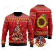 Butterfly Tree Ugly Christmas Sweater, All Over Print Sweatshirt