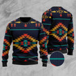 Southwest Navajo Vector Ugly Christmas Sweater, All Over Print Sweatshirt