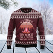 Be A Flamingo Stay Balanced Ugly Christmas Sweater, All Over Print Sweatshirt