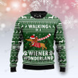 Dachshund Weiner Wonderland Ugly Christmas Sweater, All Over Print Sweatshirt