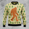 Bigfoot Ugly Christmas Sweater, All Over Print Sweatshirt