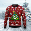 Poop Christmas Tree Emoji Funny Christmas Ugly Sweater