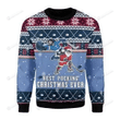 Best Pucking Christmas Ever Ugly Christmas Sweater 3D
