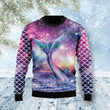 Mermaid Ugly Christmas Sweater, All Over Print Sweatshirt