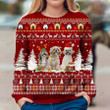 Shih Tzu Ugly Christmas Sweater, All Over Print Sweatshirt
