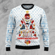 Happy Hockey Day Ugly Christmas Sweater, All Over Print Sweatshirt