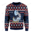 Darth Santa Ugly Christmas Sweater, All Over Print Sweatshirt