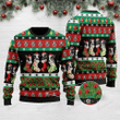 Dairy Cow Ugly Christmas Sweater, All Over Print Sweatshirt