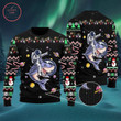 Astronauts Ride A Shark Christmas For Unisex Ugly Christmas Sweater, All Over Print Sweatshirt