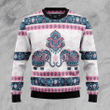Elephant Mandala Ugly Christmas Sweater, All Over Print Sweatshirt
