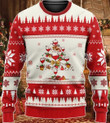Wine Christmas Tree sweater, hoodie