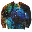 Galaxy Bliss Ugly Christmas Sweater, All Over Print Sweatshirt