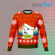 Mean Cat Dank Ugly Christmas Sweater