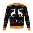 Reindeer Nature Call Funny For Unisex Ugly Christmas Sweater, All Over Print Sweatshirt